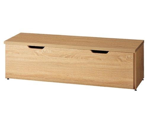 ストア・エキスプレス 木製コの字テーブル付き 収納トロッコ W120cm ラスティック柄 61-46-7-4 1台（ご注文単位1台）【直送品】