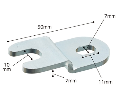 ストア・エキスプレス BR50用床面固定金具 固定金具 1セット(2個入) 61-24-23-1 1セット（ご注文単位1セット）【直送品】