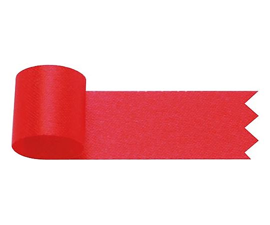 ササガワ リボングレースサテン 18mm×20m 赤 50-7423 1巻（ご注文単位1巻）【直送品】