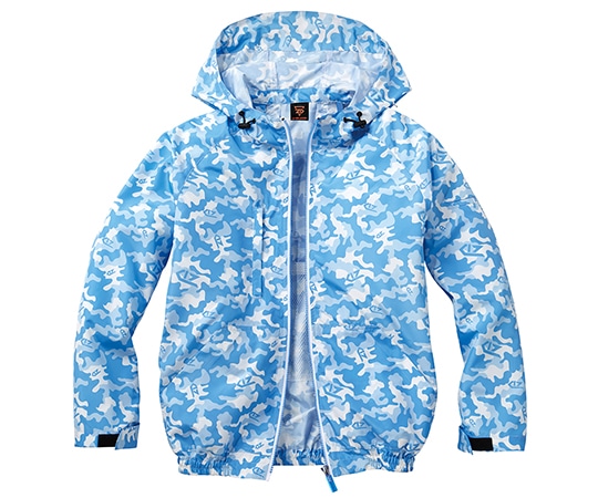 自重堂 空調服長袖ブルゾン ブルーカモフラ LL 74170 1枚(ご注文単位1枚)【直送品】