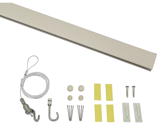 福井金属工芸 レールサンカラーズ Cセット 木目調 ホワイト30cm RC30C-1 1個(ご注文単位1個)【直送品】