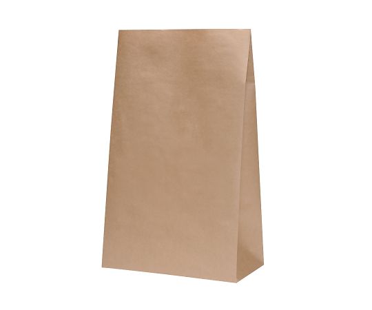 アズワン ハイバッグ H50 未晒 無地 320×170×530mm 1箱(100枚×4包入) XZT50045 1箱（ご注文単位1箱）【直送品】