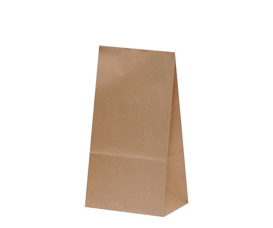 アズワン ハイバッグ H4 未晒 無地 130×80×235mm 1箱(100枚×20包入) XZT00381 1箱（ご注文単位1箱）【直送品】