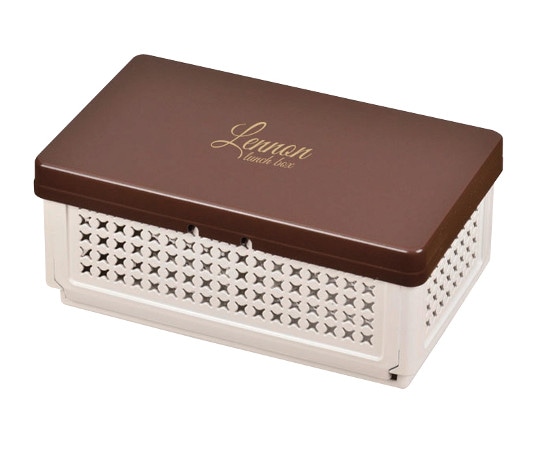 パール金属 レノン 折りたたみランチボックス(仕切付) ブラウン D-2307 1個(ご注文単位1個)【直送品】