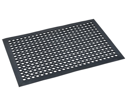 日本緑十字社 MEM-1 穴あきゴムマット 295001 1枚(ご注文単位1枚)【直送品】