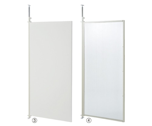 ストア・エキスプレス つっぱりパーティション(間仕切りタイプ) 連結 W87.5cm ナチュラル 61-355-4-1 1台(ご注文単位1台)【直送品】