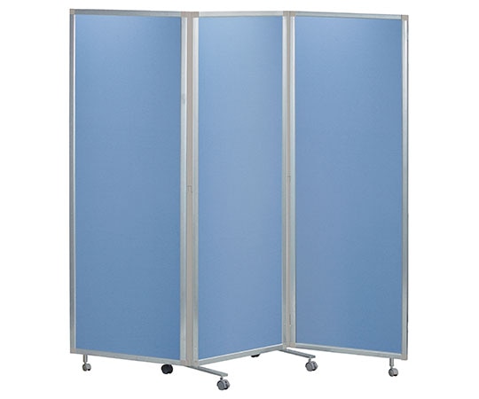弘益 SMP三つ折パーティション SMP-3CL(BL) 1個(ご注文単位1個)【直送品】