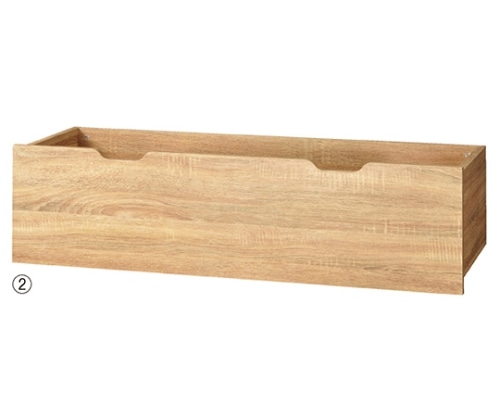 ストア・エキスプレス スクエアフレーム用木製収納トロッコ W120cm ラスティック柄 61-56-13-2 1台（ご注文単位1台）【直送品】