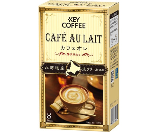 キーコーヒー カフェオレ贅沢仕立て 8本 505072 1箱※軽（ご注文単位1箱）【直送品】