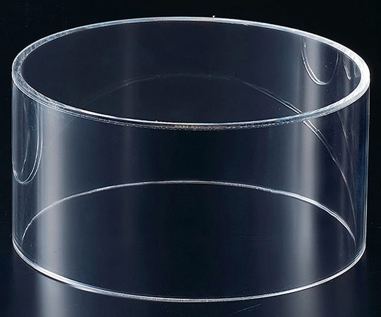 アズワン 丸型アクリルディスプレイ 直径20×H10cm 61-780-7-1 1個（ご注文単位1個）【直送品】