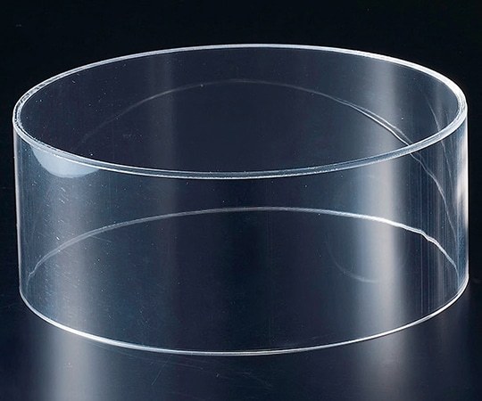 アズワン 丸型アクリルディスプレイ 直径25×H10cm 61-780-7-2 1個（ご注文単位1個）【直送品】