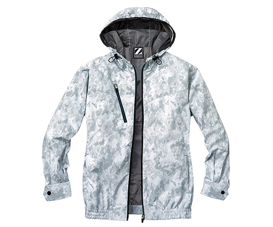 自重堂 空調服長袖ブルゾン シルバーカモフラ 5L 74210 1枚(ご注文単位1枚)【直送品】