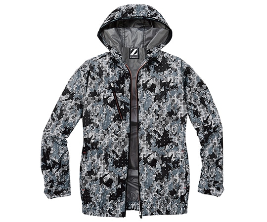 自重堂 空調服長袖ブルゾン ブラックカモフラ LL 74210 1枚(ご注文単位1枚)【直送品】