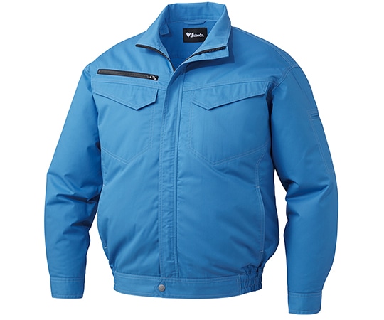 自重堂 空調服長袖ブルゾン ライトブルー L 87080 1枚(ご注文単位1枚)【直送品】