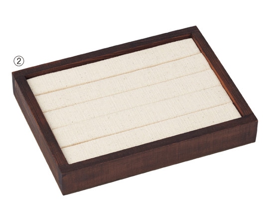 アズワン ウッドトレイ 台紙ディスプレイ台 S ブラウン 61-545-29-2 1台（ご注文単位1台）【直送品】