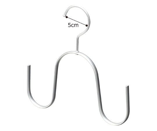 アズワン アルミ製スカーフ・ストール用ハンガー 10本組 61-546-29-1 1組（ご注文単位1組）【直送品】