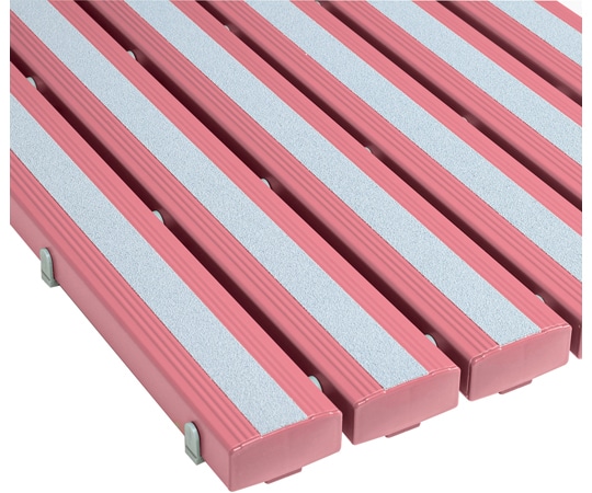 テラモト 抗菌すべり止め安全スノコ(お客様組立品) ピンク600×1200 MR-098-343-5 1枚(ご注文単位1枚)【直送品】