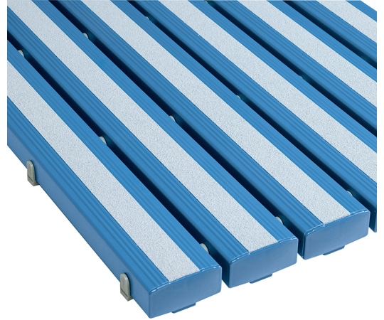 テラモト 抗菌すべり止め安全スノコ(お客様組立品) 青600×1800 MR-098-345-3 1枚(ご注文単位1枚)【直送品】