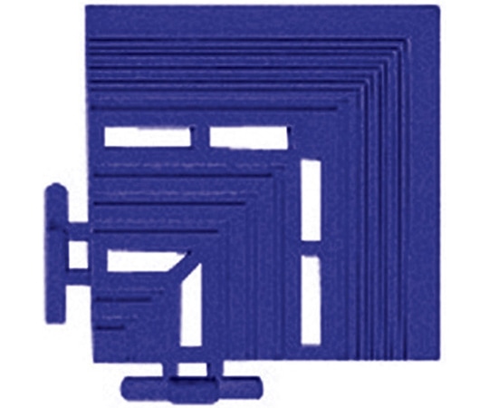 テラモト エコジョイントスノコ 角ふち 青100×100 MR-091-092-3 1枚(ご注文単位1枚)【直送品】