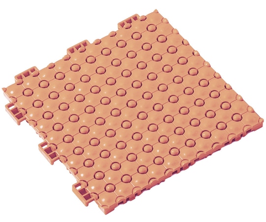 テラモト 抗菌フミンゴ(屋内用)オレンジ300×300 MR-085-076-5 1枚(ご注文単位1枚)【直送品】