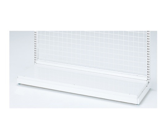 ストア・エキスプレス BR50用幕板付きステージ W120cmタイプ ホワイト D40cm 61-422-27-2 1セット（ご注文単位1セット）【直送品】