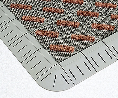 テラモト カラーブラッシュ 150×150㎜ 茶 MR-096-072-4 1枚(ご注文単位1枚)【直送品】