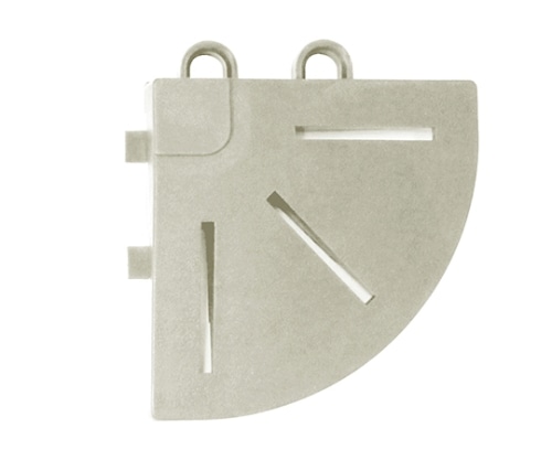 テラモト カラーブラッシュ 専用角ふち 75×75 茶 MR-096-890-4 1枚(ご注文単位1枚)【直送品】