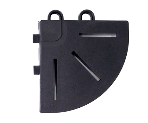 テラモト カラーブラッシュ 専用角ふち 75×75 灰 MR-096-890-5 1枚(ご注文単位1枚)【直送品】