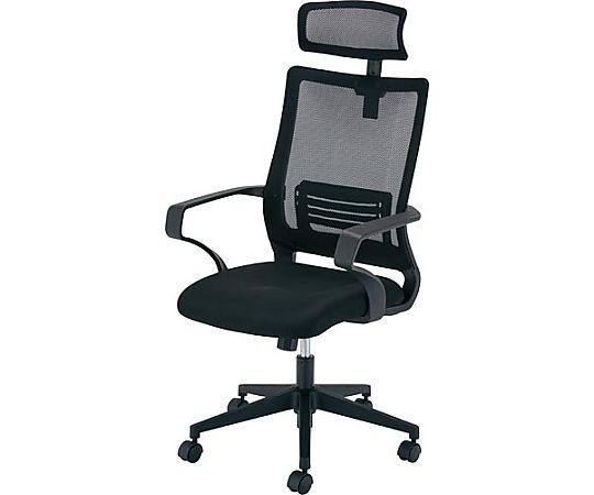 関家具 MC01 ヘッド付き ブラック 291936 1脚(ご注文単位1脚)【直送品】