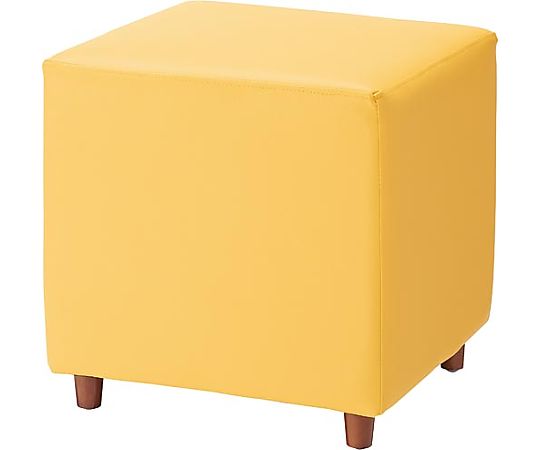 ハピラ ブロックソファ スクエア イエロー HPF0406-005YE 1台(ご注文単位1台)【直送品】