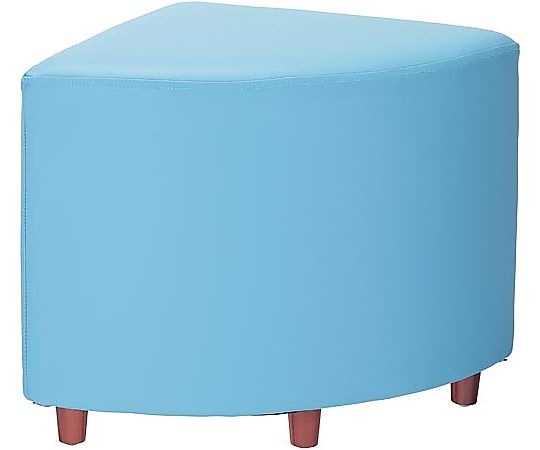 ハピラ ブロックソファ ラウンド ブルー HPF0406-006LB 1台(ご注文単位1台)【直送品】