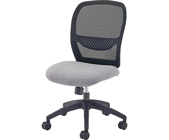 CLOVE ルーナメッシュリビング 肘なし グレー Z-TCR350-G 1脚(ご注文単位1脚)【直送品】