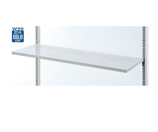 ストア・エキスプレス スチール棚セット W90cmタイプ D25cm 61-35-1-1 1セット（ご注文単位1セット）【直送品】