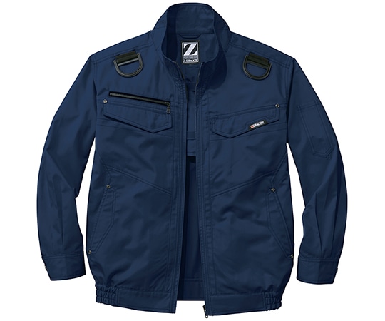 自重堂 空調服長袖ブルゾン ネービー S 74120 1枚(ご注文単位1枚)【直送品】