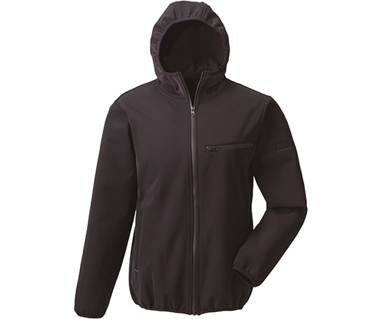 日新被服 防寒フードパーカー 4L ブラック X1660-33-4L 1枚(ご注文単位1枚)【直送品】