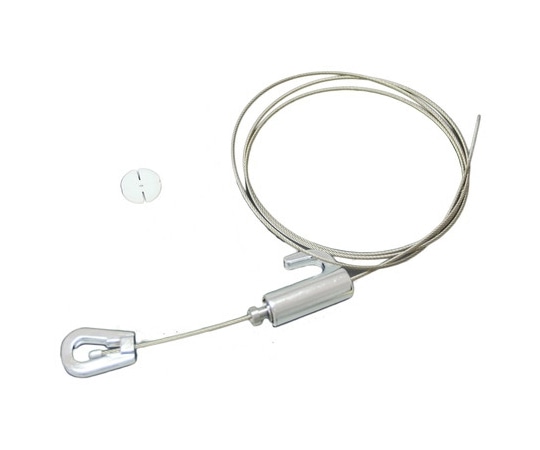 ハイロジック 1.2ミリ径ワイヤーハンガー 1m 12WH1M 1個（ご注文単位1個）【直送品】
