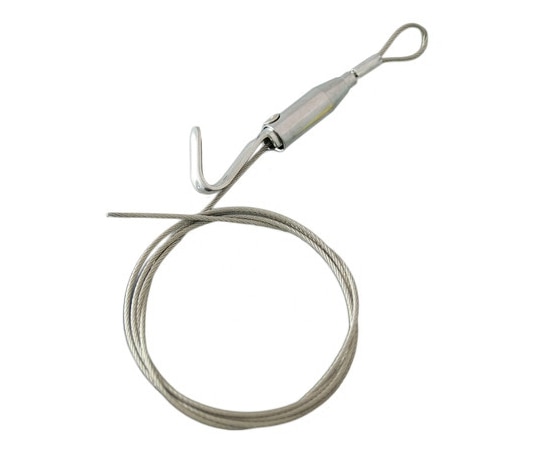 ハイロジック 1.5ミリ径ワイヤーハンガー 1m 15WH1M 1個（ご注文単位1個）【直送品】