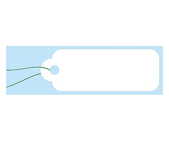 ササガワ 提札 糸付 100枚入 19-960 1パック(ご注文単位1パック)【直送品】