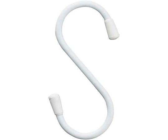 八幡ねじ Sカン スチール 白 1パック(4本入) WSF-4PWH 1パック（ご注文単位1パック）【直送品】