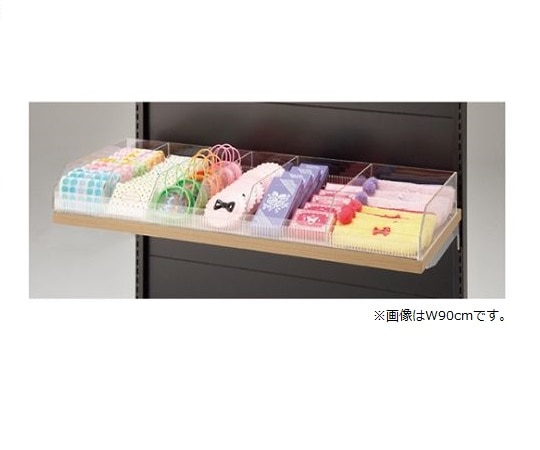 ストア・エキスプレス ビニングボックス W120cm 単品 浅型D30cm 61-34-14-1 1個（ご注文単位1個）【直送品】