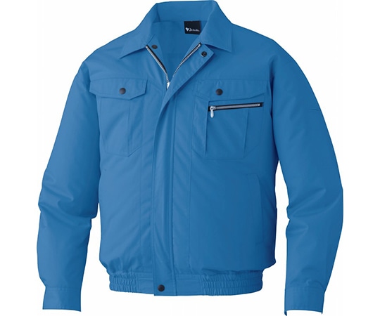 自重堂 空調服長袖ブルゾン ライトブルー L 87040 1枚(ご注文単位1枚)【直送品】