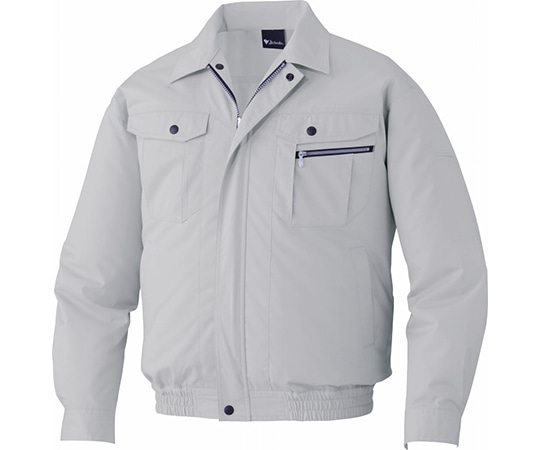自重堂 空調服長袖ブルゾン シルバー EL 87040 1枚(ご注文単位1枚)【直送品】