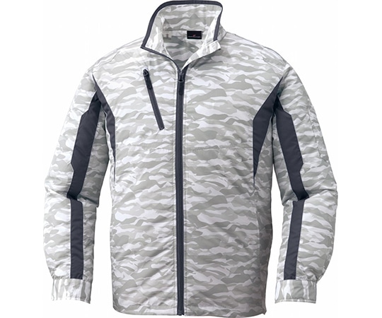 自重堂 空調服長袖ジャケット シルバーカモフラ LL 87060 1枚(ご注文単位1枚)【直送品】