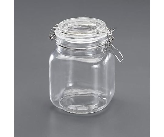 アズワン 130x115x150mm/1.0L ガラス容器(パッキン付) EA508AP-33 1個（ご注文単位1個）【直送品】