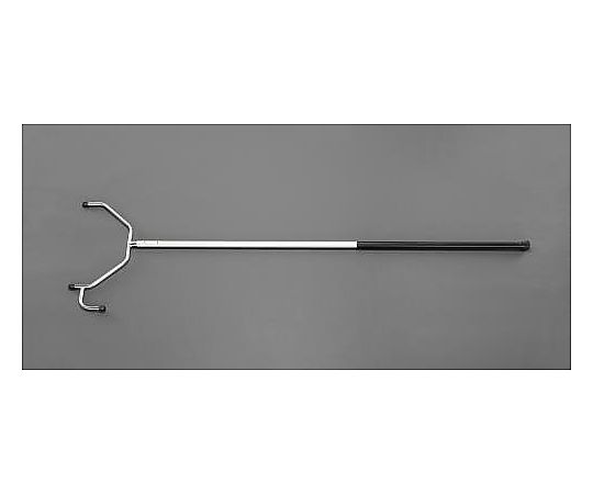 エスコ 2100x460mm 刺股(U字/足掛け付) EA916XY-11 1本(ご注文単位1本)【直送品】