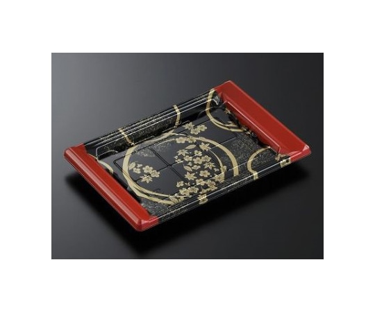 中央化学 刺身・鮮魚容器 CF宴角27-18 花泉R-BK 身 600枚 178186 1ケース(ご注文単位1ケース)【直送品】