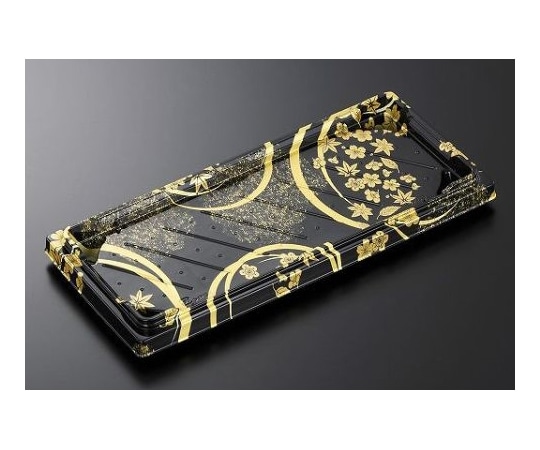 中央化学 寿司容器 HSはこ折り 16-2 松月BK-BK身 400枚 181115 1ケース(ご注文単位1ケース)【直送品】