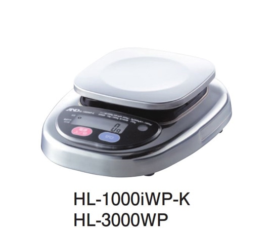エー・アンド・デイ デジタル防水はかり ウォーターボーイ HL-1000iWP-K 1個（ご注文単位1個）【直送品】
