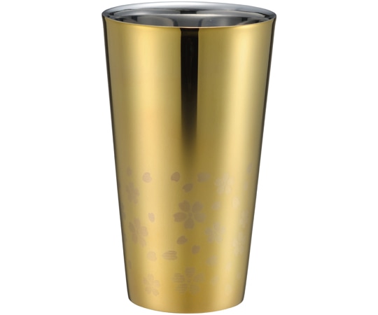 和平フレイズ さくら街道 ステンレス二重タンブラー 300mL(外金) ME-7350 1個(ご注文単位1個)【直送品】