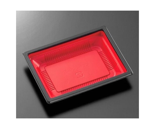 中央化学 弁当容器 CT WF-26-27 赤黒-BK 身L 600枚 31328 1ケース(ご注文単位1ケース)【直送品】